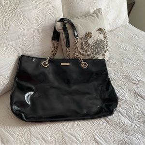 KATE SPADE patent leather black tote